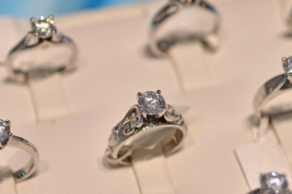 Custom rings made by Zoran Design Jewelry.