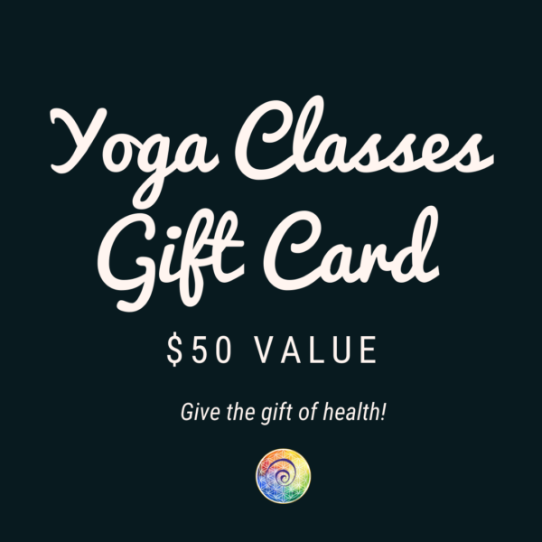 Yogo Classes Gift card, $50 value