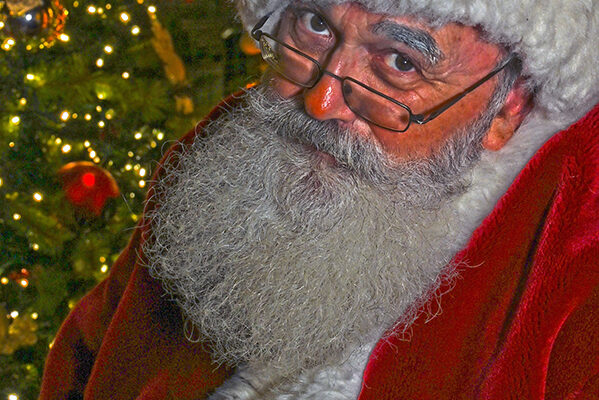 2019 Victorian Night. Close up photo of Santa Claus.
