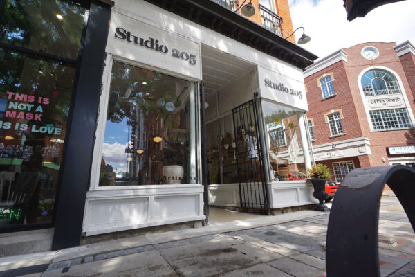Exterior of Studio 205 on King St. East