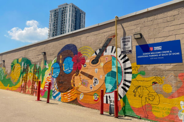Image of the For the Culture Mural on King St. East